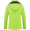 imageMAGCOMSEN Womens Ski Jacket Waterproof Insulated Snow Jacket Warm Windproof Winter Coats with Hood Fleece Lined JacketFluorescent Green
