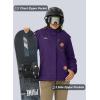 imageMAGCOMSEN Womens Ski Jacket Waterproof Insulated Snow Jacket Warm Windproof Winter Coats with Hood Fleece Lined JacketPurple