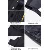 imageMAGCOMSEN Womens Ski Jackets Water Resistant Insulated Snow Jcakets Windproof Fleece Lined Winter Coats with HoodBlack Gy