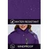 imageMAGCOMSEN Womens Ski Jackets Water Resistant Insulated Snow Jcakets Windproof Fleece Lined Winter Coats with HoodDark Purple