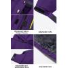 imageMAGCOMSEN Womens Ski Jackets Water Resistant Insulated Snow Jcakets Windproof Fleece Lined Winter Coats with HoodDark Purple