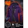 imageMAGCOMSEN Womens Ski Jackets Water Resistant Insulated Snow Jcakets Windproof Fleece Lined Winter Coats with HoodDark Purple