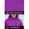 imageMAGCOMSEN Womens Ski Jackets Water Resistant Insulated Snow Jcakets Windproof Fleece Lined Winter Coats with HoodPurple