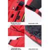 imageMAGCOMSEN Womens Ski Jackets Water Resistant Insulated Snow Jcakets Windproof Fleece Lined Winter Coats with HoodRed