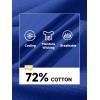 imageMAGCOMSEN Mens Polo Shirts Short Sleeve Cotton Pique 3 Button Classic Fit Casual TShirt Performance Golf ShirtsColor Blue