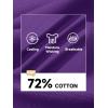imageMAGCOMSEN Mens Polo Shirts Short Sleeve Cotton Pique 3 Button Classic Fit Casual TShirt Performance Golf ShirtsPurple