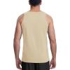 imageMAGCOMSEN Mens Tank Top Cotton Sleeveless Shirt Lightweight Muscle Tank Tee ShirtApricot