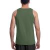 imageMAGCOMSEN Mens Tank Top Cotton Sleeveless Shirt Lightweight Muscle Tank Tee ShirtArmy Green