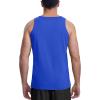 imageMAGCOMSEN Mens Tank Top Cotton Sleeveless Shirt Lightweight Muscle Tank Tee ShirtColor Blue