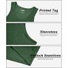 imageMAGCOMSEN Mens Tank Top Cotton Sleeveless Shirt Lightweight Muscle Tank Tee ShirtDark Green