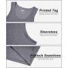 imageMAGCOMSEN Mens Tank Top Cotton Sleeveless Shirt Lightweight Muscle Tank Tee ShirtDark Grey