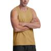 imageMAGCOMSEN Mens Tank Top Cotton Sleeveless Shirt Lightweight Muscle Tank Tee ShirtEarthy Yellow