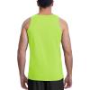 imageMAGCOMSEN Mens Tank Top Cotton Sleeveless Shirt Lightweight Muscle Tank Tee ShirtFluorescent Green