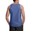 imageMAGCOMSEN Mens Tank Top Cotton Sleeveless Shirt Lightweight Muscle Tank Tee ShirtGrey Blue