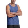 imageMAGCOMSEN Mens Tank Top Cotton Sleeveless Shirt Lightweight Muscle Tank Tee ShirtGrey Blue