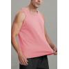 imageMAGCOMSEN Mens Tank Top Cotton Sleeveless Shirt Lightweight Muscle Tank Tee ShirtGrey Pink