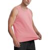 imageMAGCOMSEN Mens Tank Top Cotton Sleeveless Shirt Lightweight Muscle Tank Tee ShirtGrey Pink
