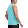imageMAGCOMSEN Mens Tank Top Cotton Sleeveless Shirt Lightweight Muscle Tank Tee ShirtLake Blue