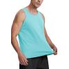 imageMAGCOMSEN Mens Tank Top Cotton Sleeveless Shirt Lightweight Muscle Tank Tee ShirtLake Blue