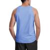 imageMAGCOMSEN Mens Tank Top Cotton Sleeveless Shirt Lightweight Muscle Tank Tee ShirtLight Blue