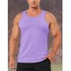 imageMAGCOMSEN Mens Tank Top Cotton Sleeveless Shirt Lightweight Muscle Tank Tee ShirtLight Purple