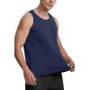 imageMAGCOMSEN Mens Tank Top Cotton Sleeveless Shirt Lightweight Muscle Tank Tee ShirtNavy