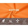 imageMAGCOMSEN Mens Tank Top Cotton Sleeveless Shirt Lightweight Muscle Tank Tee ShirtOrange