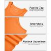 imageMAGCOMSEN Mens Tank Top Cotton Sleeveless Shirt Lightweight Muscle Tank Tee ShirtOrange