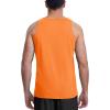 imageMAGCOMSEN Mens Tank Top Cotton Sleeveless Shirt Lightweight Muscle Tank Tee ShirtOrange