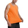 imageMAGCOMSEN Mens Tank Top Cotton Sleeveless Shirt Lightweight Muscle Tank Tee ShirtOrange