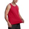 imageMAGCOMSEN Mens Tank Top Cotton Sleeveless Shirt Lightweight Muscle Tank Tee ShirtTomato Red