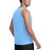 imageMAGCOMSEN Mens Tank Top Cotton Sleeveless Shirt Lightweight Muscle Tank Tee ShirtWaterfall Blue