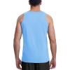 imageMAGCOMSEN Mens Tank Top Cotton Sleeveless Shirt Lightweight Muscle Tank Tee ShirtWaterfall Blue