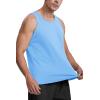 imageMAGCOMSEN Mens Tank Top Cotton Sleeveless Shirt Lightweight Muscle Tank Tee ShirtWaterfall Blue