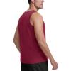 imageMAGCOMSEN Mens Tank Top Cotton Sleeveless Shirt Lightweight Muscle Tank Tee ShirtWine Red