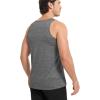 imageMAGCOMSEN Mens Tank Tops Quick Dry Workout Sleeveless Gym Muscle Shirts Athletic Bodybuilding Tee ShirtDark Grey