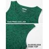 imageMAGCOMSEN Mens Tank Tops Quick Dry Workout Sleeveless Gym Muscle Shirts Athletic Bodybuilding Tee ShirtJade Green