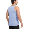 imageMAGCOMSEN Mens Tank Tops Quick Dry Workout Sleeveless Gym Muscle Shirts Athletic Bodybuilding Tee ShirtLight Blue