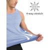 imageMAGCOMSEN Mens Tank Tops Quick Dry Workout Sleeveless Gym Muscle Shirts Athletic Bodybuilding Tee ShirtLight Blue