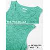 imageMAGCOMSEN Mens Tank Tops Quick Dry Workout Sleeveless Gym Muscle Shirts Athletic Bodybuilding Tee ShirtLight Green