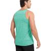 imageMAGCOMSEN Mens Tank Tops Quick Dry Workout Sleeveless Gym Muscle Shirts Athletic Bodybuilding Tee ShirtLight Green