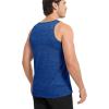 imageMAGCOMSEN Mens Tank Tops Quick Dry Workout Sleeveless Gym Muscle Shirts Athletic Bodybuilding Tee ShirtMedium Blue