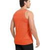 imageMAGCOMSEN Mens Tank Tops Quick Dry Workout Sleeveless Gym Muscle Shirts Athletic Bodybuilding Tee ShirtOrange