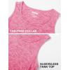 imageMAGCOMSEN Mens Tank Tops Quick Dry Workout Sleeveless Gym Muscle Shirts Athletic Bodybuilding Tee ShirtPink