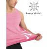 imageMAGCOMSEN Mens Tank Tops Quick Dry Workout Sleeveless Gym Muscle Shirts Athletic Bodybuilding Tee ShirtPink