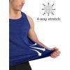 imageMAGCOMSEN Mens Tank Tops Quick Dry Workout Sleeveless Gym Muscle Shirts Athletic Bodybuilding Tee ShirtRoyal Blue