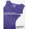 imageMAGCOMSEN Mens Tank Tops Quick Dry Workout Sleeveless Gym Muscle Shirts Athletic Bodybuilding Tee ShirtViolet