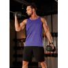imageMAGCOMSEN Mens Tank Tops Quick Dry Workout Sleeveless Gym Muscle Shirts Athletic Bodybuilding Tee ShirtViolet