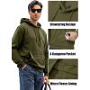 imageMAGCOMSEN Mens Active Hoodies Fleece Lined Sweatshirts Casual Athletic Workout Pullover With Kangaroo PocketArmy Green