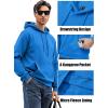 imageMAGCOMSEN Mens Active Hoodies Fleece Lined Sweatshirts Casual Athletic Workout Pullover With Kangaroo PocketBlue Green
